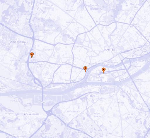 Carte Nantes St-Herblain