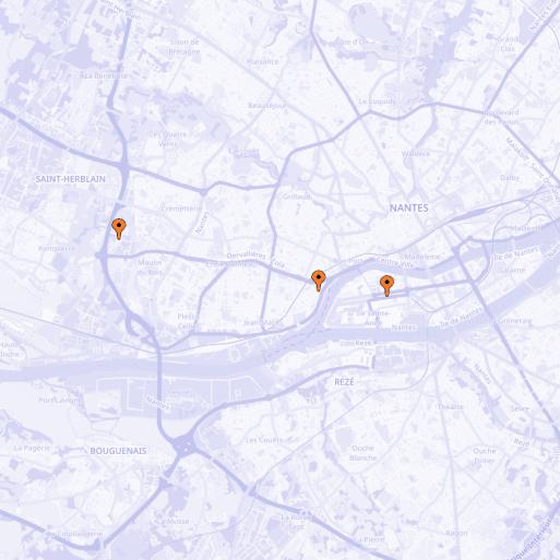 Carte Nantes St-Herblain